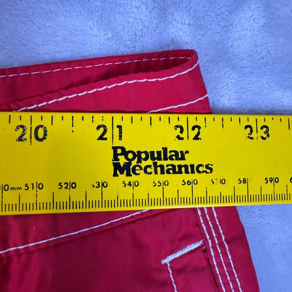 Old Navy Nylon Board Shorts Swim Mens XXL Red Huntington Beach Surf Club
